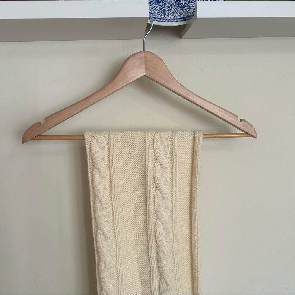 J CREW Cable Knit Scarf